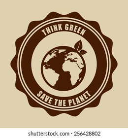 eco concept design, vector illustration eps10 graphic 