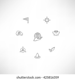 eco concept icons