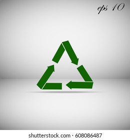 Eco concept. Recycle sign.