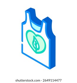 eco conscious production isometric icon vector. eco conscious production sign. isolated symbol illustration