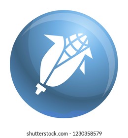 Eco corn icon. Simple illustration of eco corn vector icon for web design isolated on white background