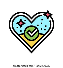 eco cosmetic for sensitive skin color icon vector. eco cosmetic for sensitive skin sign. isolated symbol illustration