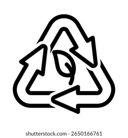 Eco Cycle Icon Element For Design