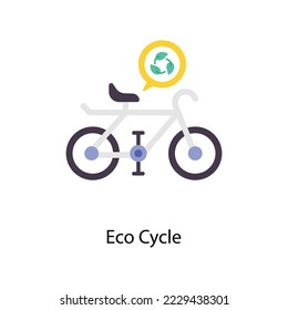 Iconos planos vectoriales ecológicos. Ilustración de acciones simple
