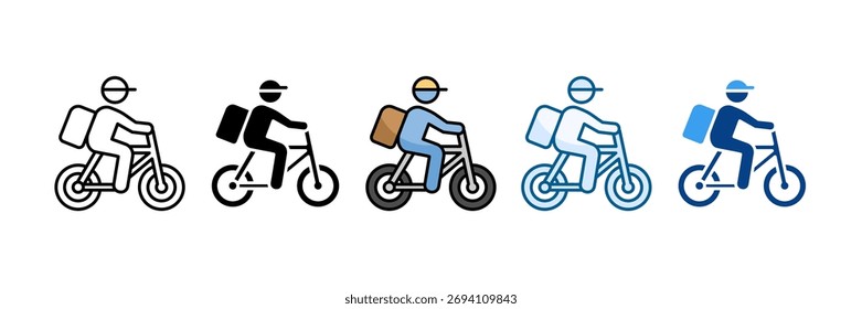 Eco Delivery Icon Set Multiple Style Collection