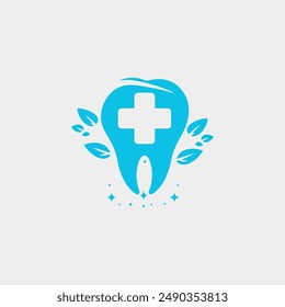 eco dental, dental care, dent, teeth, natural, green, dental, eco, dentistry logo template