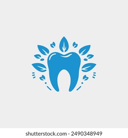 eco dental, dent, teeth, natural, green, dental, eco, dentistry logo template