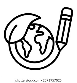 Eco Design Icon Element For Design