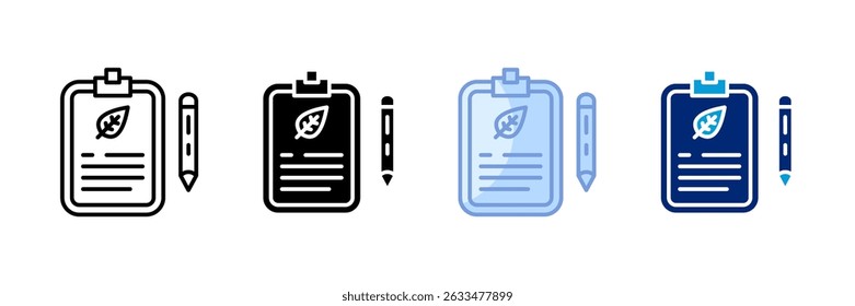 Eco Design Icon Set Multiple Style Collection