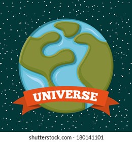 eco design over blue background vector illustration 
