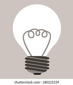 eco design over gray background vector illustration 