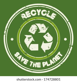 eco design over green background vector illustration 