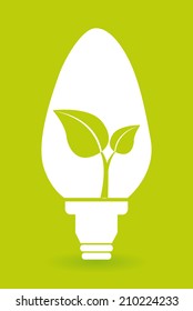 eco design over green  background vector illustration