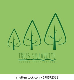 Eco design over green background, vector illustration