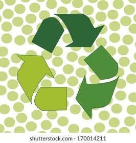 eco design over white background vector illustration 