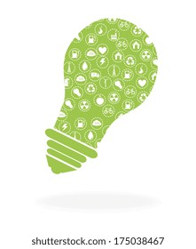 eco design over white background vector illustration 