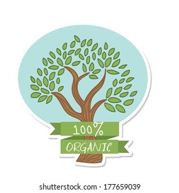 eco design over  white background vector illustration 
