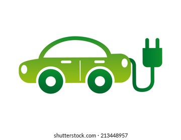 eco design over white background vector illustration