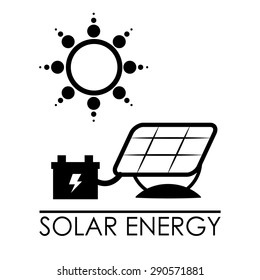 Eco design over white background, vector illustration