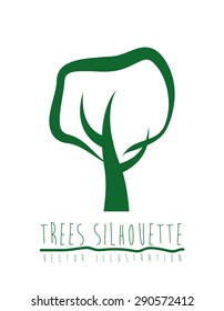 Eco design over white background, vector illustration