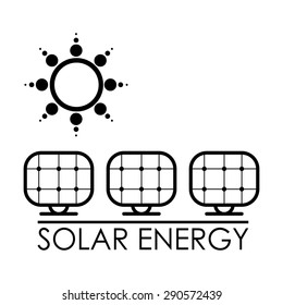 Eco design over white background, vector illustration