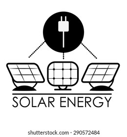 Eco design over white background, vector illustration