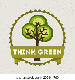  eco design , vector illustration