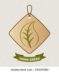 eco design, vector illustration