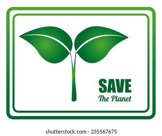 eco  design , vector illustration
