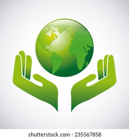 eco  design , vector illustration