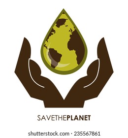 eco  design , vector illustration