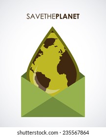 eco  design , vector illustration