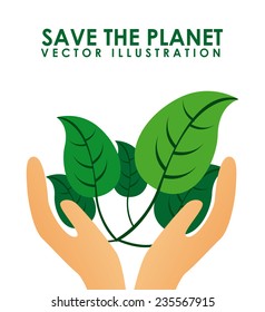 eco  design , vector illustration