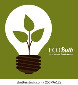 Eco design, vector illustration