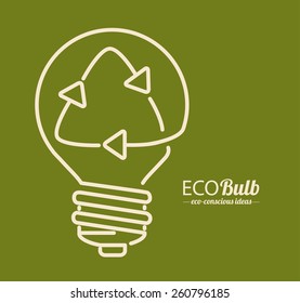 Eco design, vector illustration
