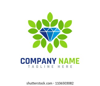 Eco Diamond Logo Design