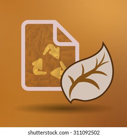 Eco  digital design, vector illustration 10 eps graphic