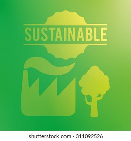 Eco  digital design, vector illustration 10 eps graphic