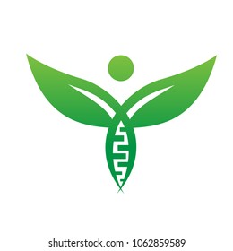 eco dna leaf logo