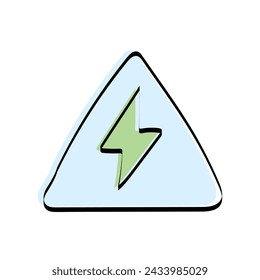 eco doodle. black lines. colored. icons. doodle icons. electricity. protection of nature. energy. without harming nature.