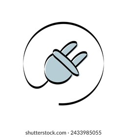 eco doodle. black lines. colored. icons. doodle icons. electricity. protection of nature. energy. without harming nature.
