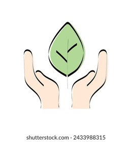 eco doodle. black lines. colored. icons. doodle icons. Flora. nature. plants. electricity. protection of nature. energy. without harming nature.