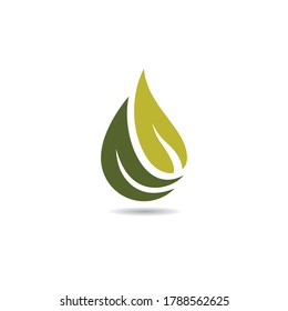 Eco drop symbol vector illustration design
