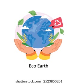Eco Earth concept style illustration. EPS 10 File