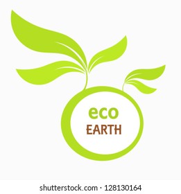 Eco earth concept. Vector illustration