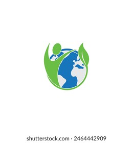 eco earth logo vector, world logo, web logo, global logo, 
