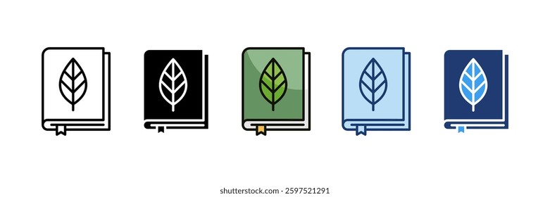 Eco Education Icon Set Multiple Style Collection