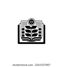 Eco Education Line Icon. linear style sign for mobile concept and web design. Outline vector icon.