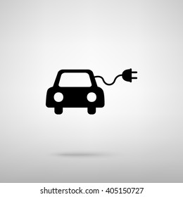 Eco electric car sign