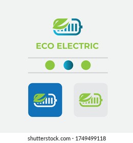 Das Eco-Elektro-Plug-Logo kann für das Energiemodell verwendet werden - Energiebild - Stromlogo - Ökologie-Symbol, Vektorgrafik Eps10